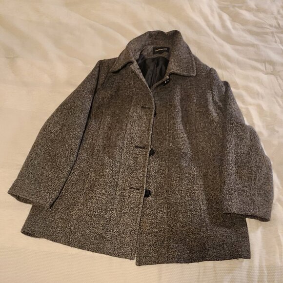 London Fog Jackets & Blazers - LONDON FOG Women's Wool Blend Gray Coat - Size 3X